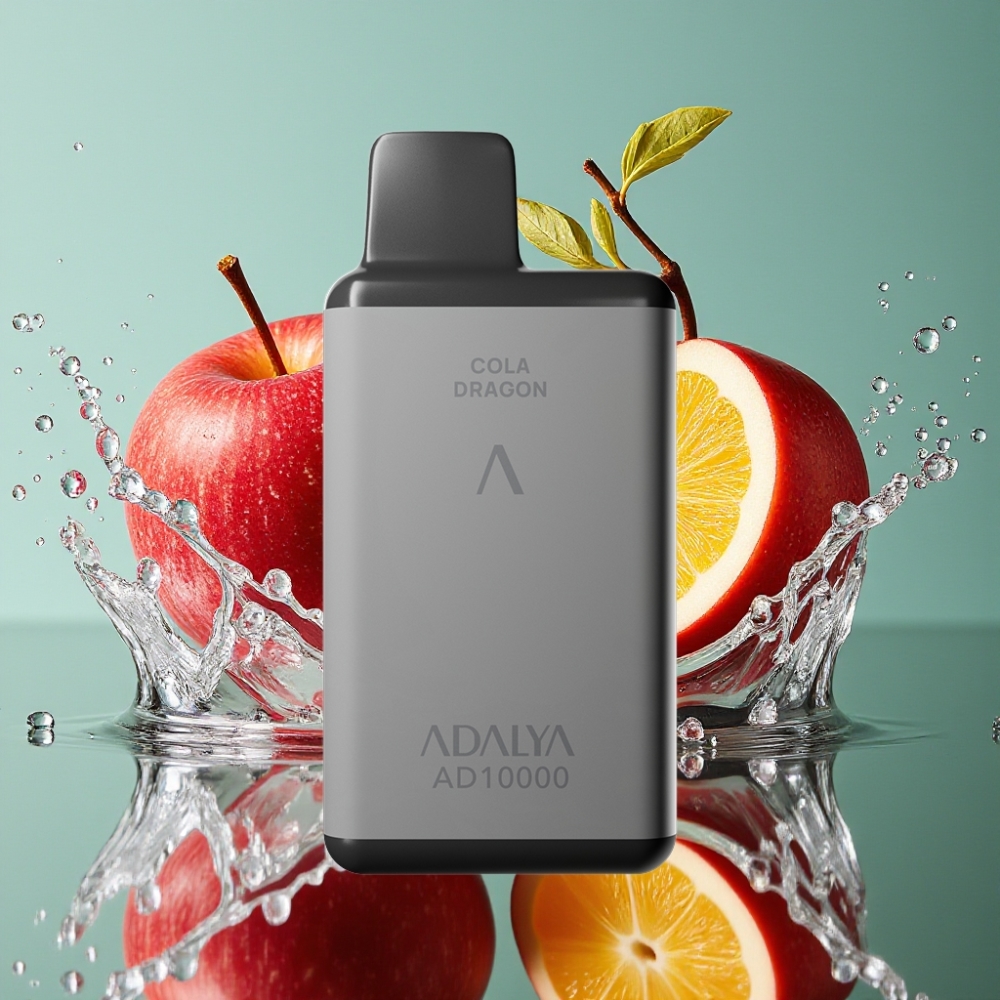 Adalya AD 10000 Puffs Engångsvape - Rymdgrå 14 ml 2 Nikotin USB-C grossister Sverige