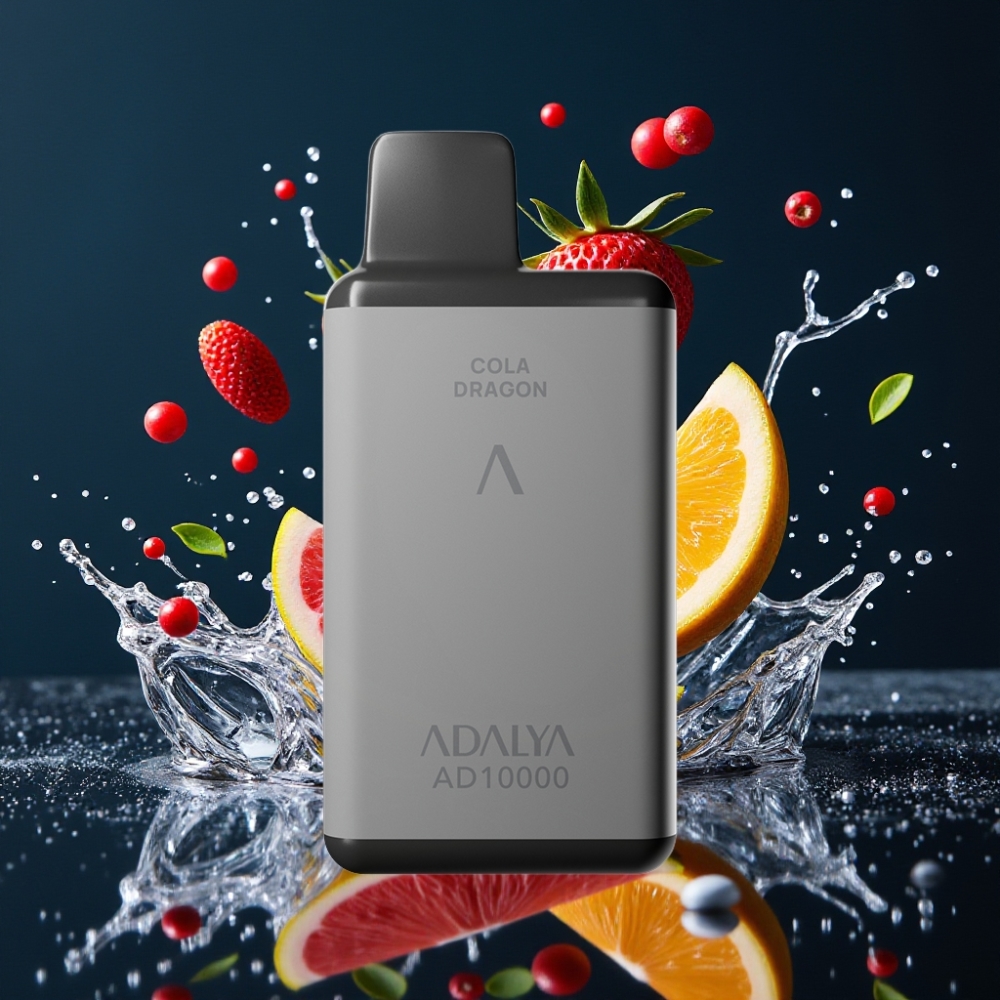 Adalya AD 10000 Puffs Engångsvape - Rymdgrå 14 ml E-vätska 2 Nikotin USB-C-laddning grossister Sverige