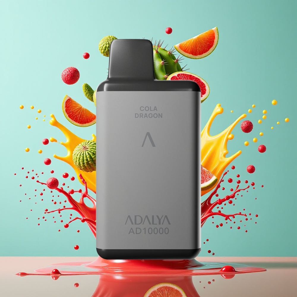 Adalya AD 10000 Puffs Engångsvape Rymdgrå – 14 ml E-vätska 2 Nikotin USB-C-laddning 650 mAh Battery grossister Sverige