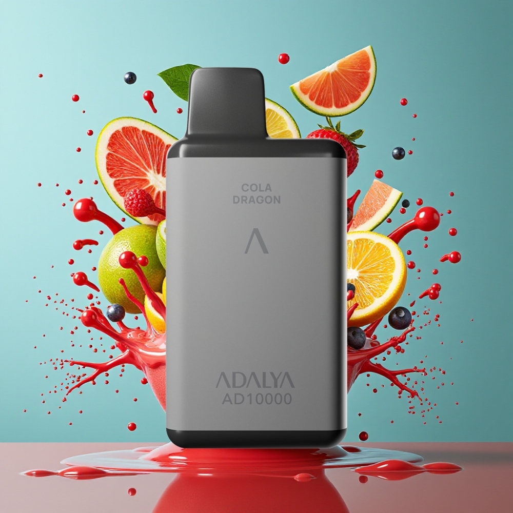 Adalya AD 10000 Puffs Grossister Sverige – Rymdgrå 14 ml E-vätska 2 Nikotin USB-C 650 mAh