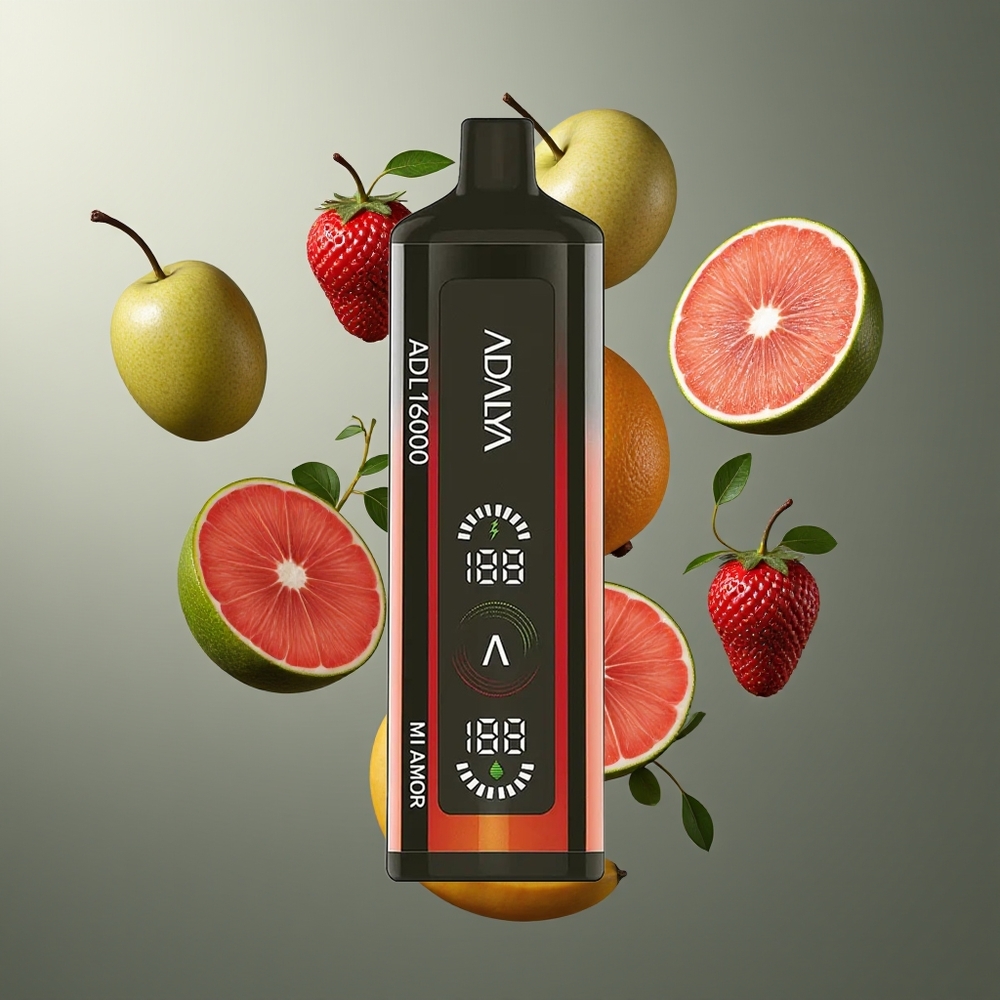 Adalya ADL 16000 PRO Puffs vape för engångsbruk med Smart Mesh Coil 25ml E-liquid  USB-C laddning - Grossister Sverige