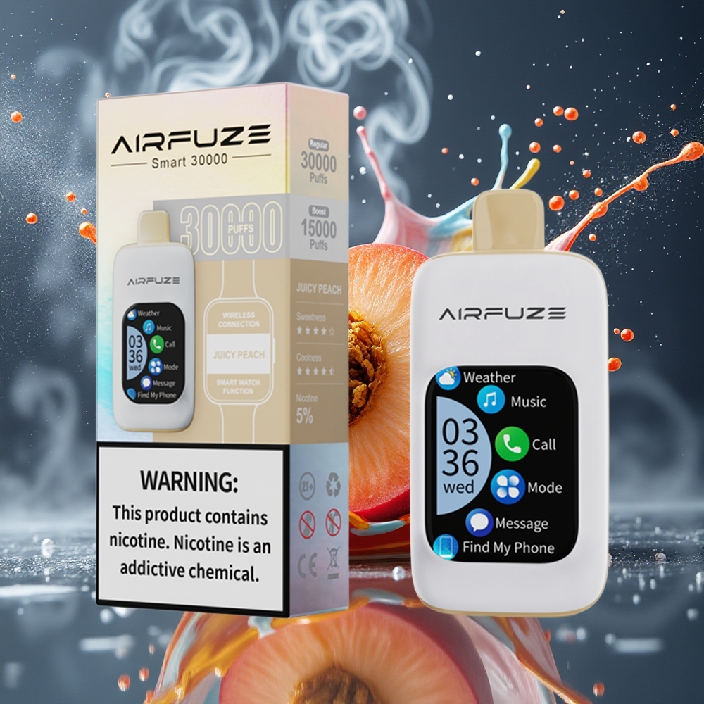 AirFuze Smart 30000 Puffs Disposable Pod - 5 Nikotin 900mAh Battery Type-C-laddning grossister Sverige