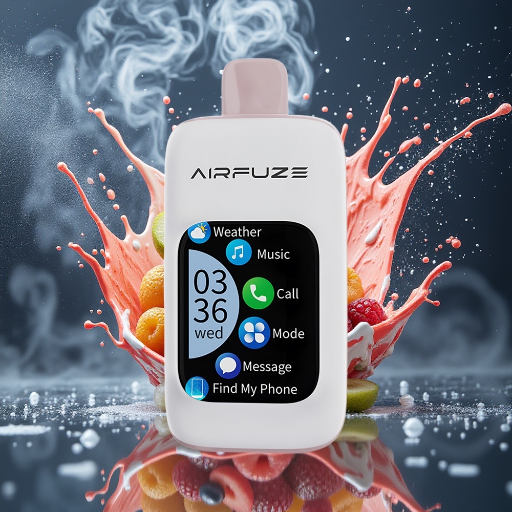 AirFuze Smart 30000 Puffs Disposable Pod Grossister Sverige – 5 Nikotin 900mAh Type-C 201 TFT-touchskärm Berry Burst