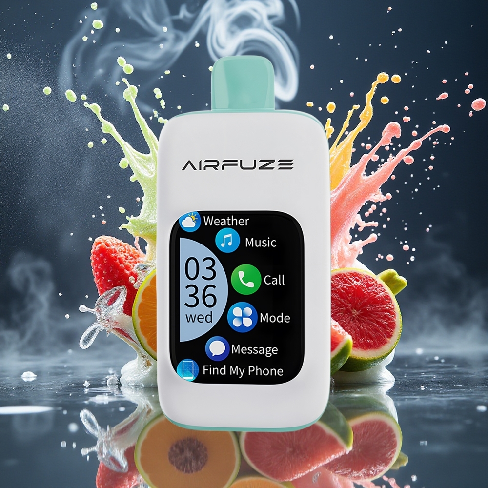 AirFuze Smart 30000 Puffs Disposable Pod med 5 Nikotin 900mAh Batteri  Typ-C-laddning - Grossister Sverige