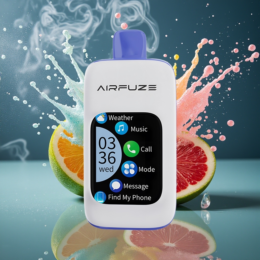 AirFuze Smart 30000 Puffs Disposable Pod med 5 Nikotin 900mAh Batteri  Type-C-laddning – Grossister Sverige Miami Mint