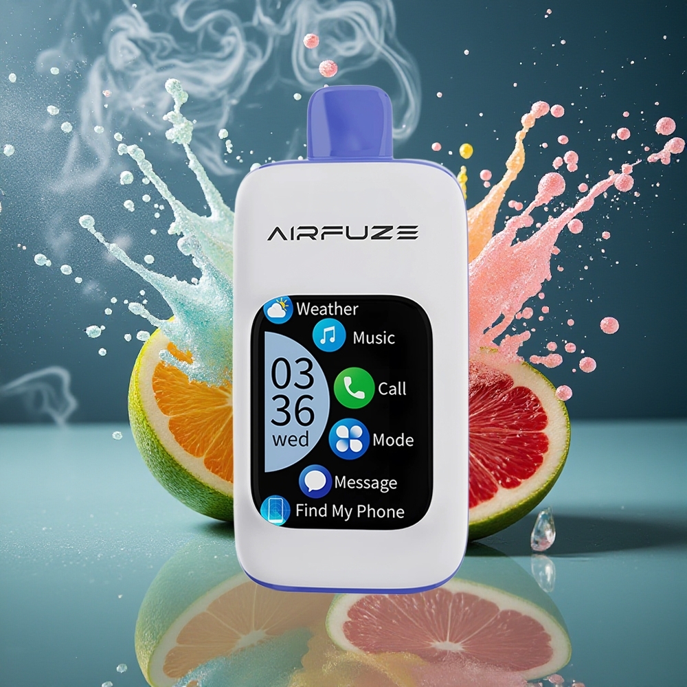 Airfuze Smart Pro 40000 Puffs Grossister Sverige – 900mAh Batteri 20ML E-vätska 2/5 Nikotin 10st i Displaylåda Miami Mint