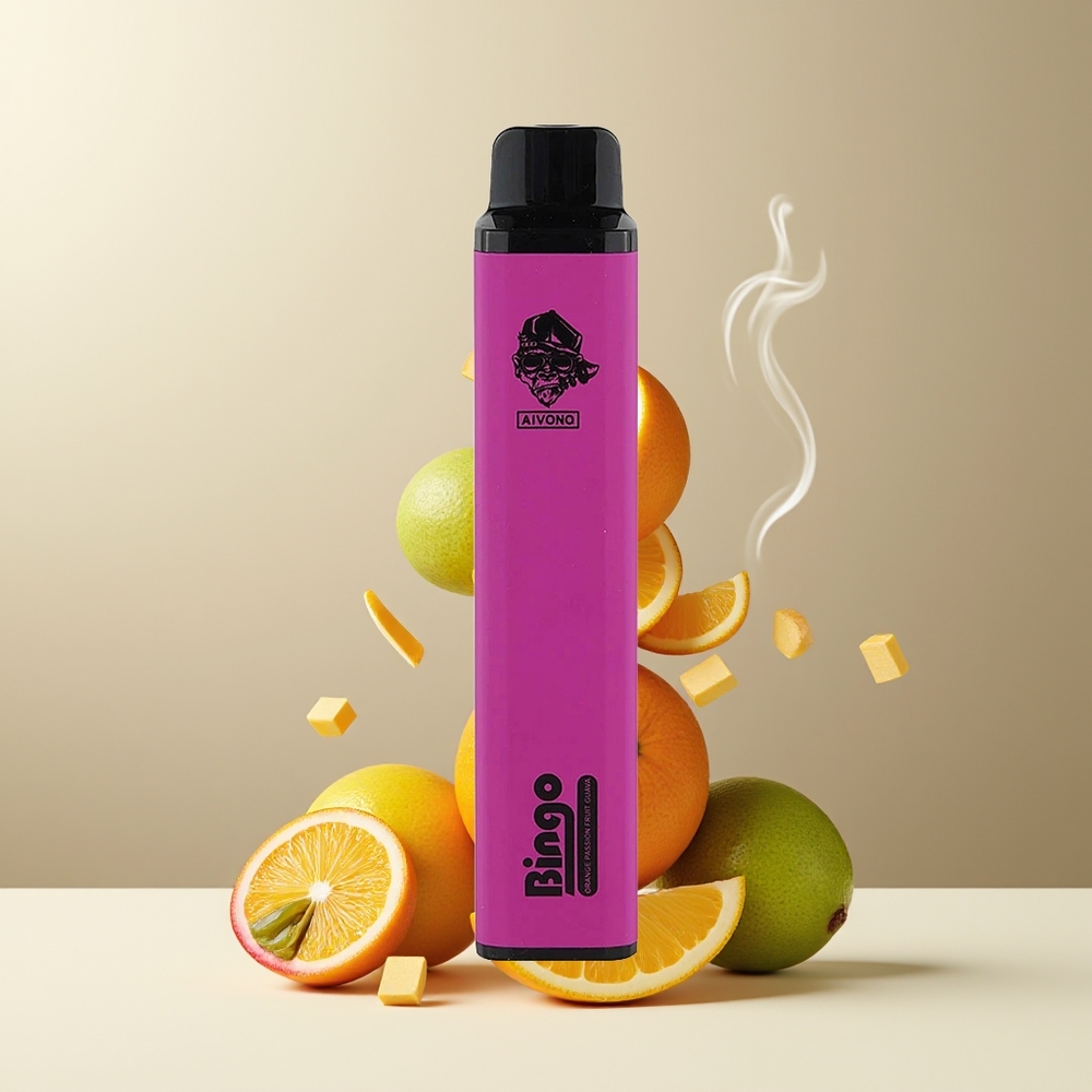 Aivono AIM BINGO 4000 Puffs 10 mL 1000mAh grossister Sverige Appelsin Passionsfrugt Guava