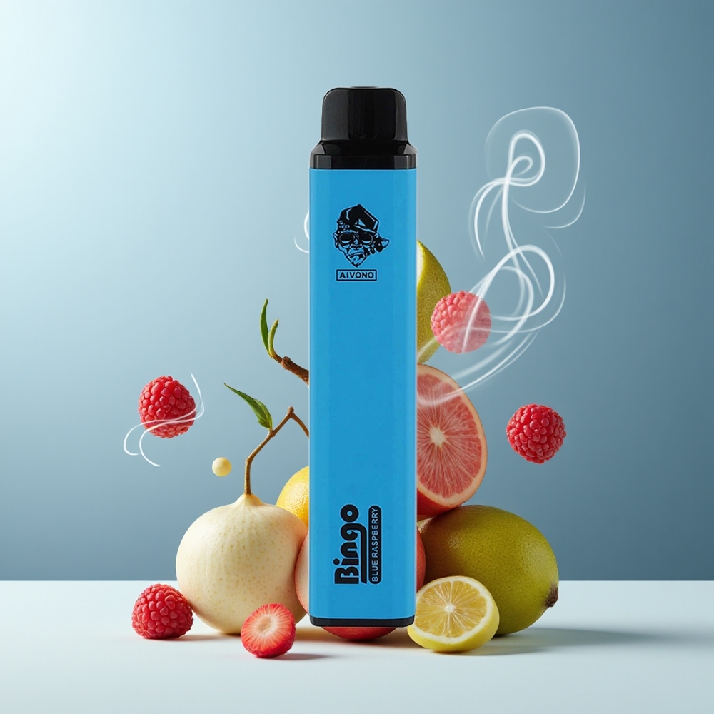 Aivono AIM BINGO 4000 Puffs 10 mL 1000mAh grossister Sverige Blå Hindbær
