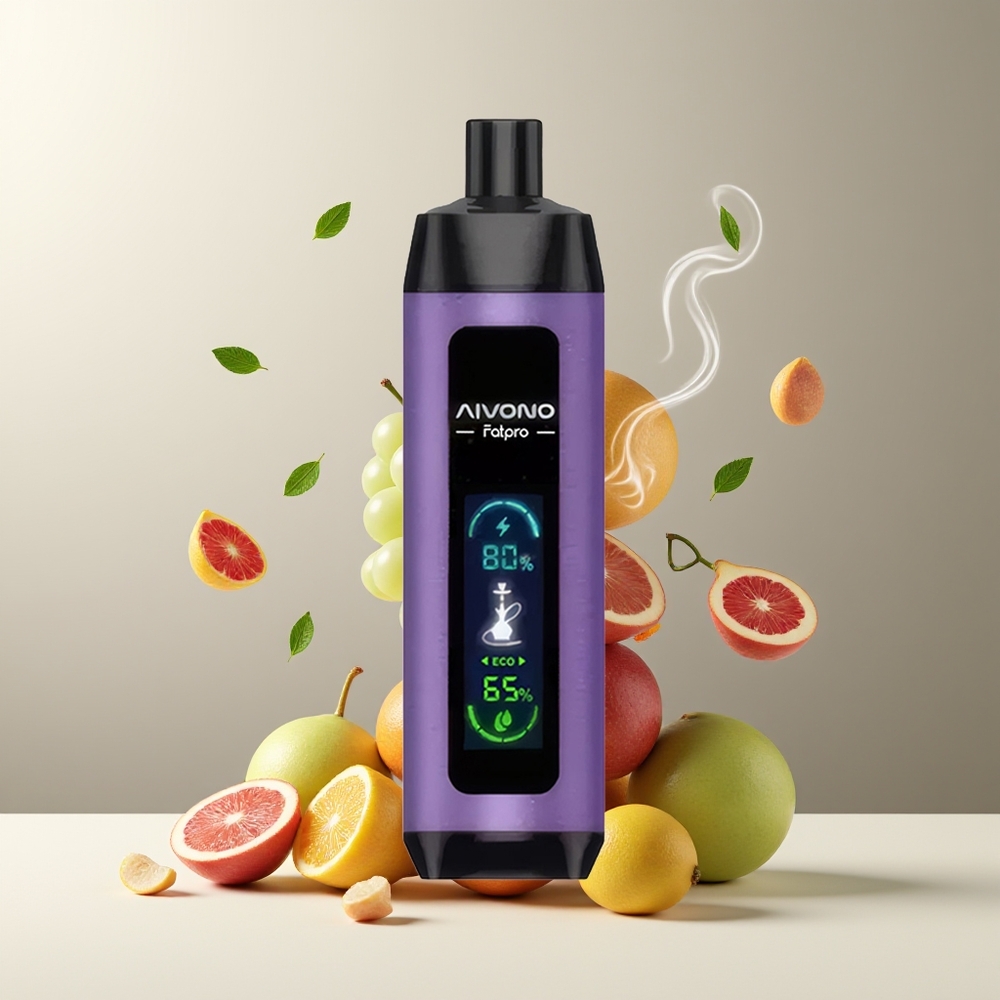 Aivono AIM FATPRO 22000 Puffs grossister Sverige – 28ml E-liquid 10 smaker 600mAh 06 ohm Mesh Coil Eco/Boost Dual Modes