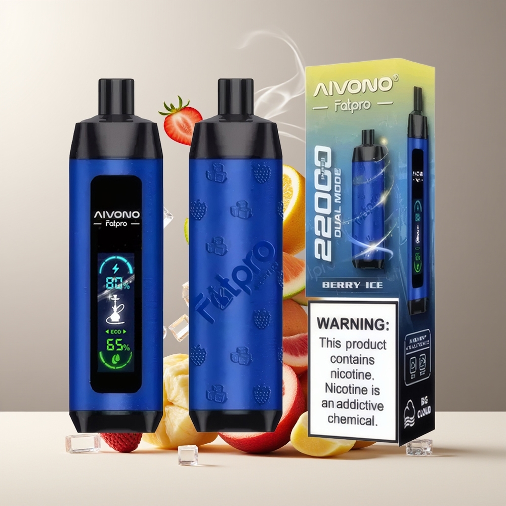 Aivono AIM FATPRO grossister Sverige 22000 Puffs 28ml E-liquid 10 Smaker 600mAh Dual Modes