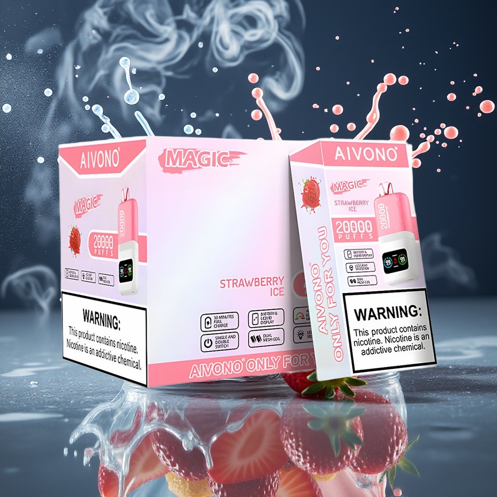 Aivono AIM MAGIC 20000 Puffs Grossister Sverige – 26ml E-liquid Typ-C-laddning 10 Smaker 600mAh Batteri