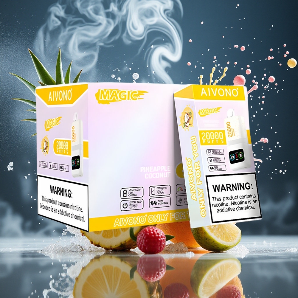 Aivono AIM MAGIC 20000 Puffs grossister Sverige – 26ml E-liquid 600mAh Batteri Typ-C-laddning 10 Smaker
