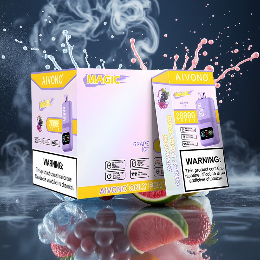 Aivono AIM MAGIC 20000 Puffs grossister Sverige – 26ml E-liquid 600mAh Battery 10 Smaker Dual Mesh Coils