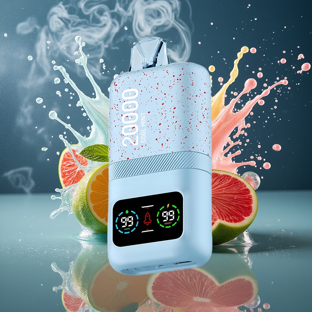 Aivono AIM MAGIC 20000 Puffs grossister Sverige – 26ml E-liquid Dual Mesh Coils LCD-display 10 Smaker Tillgängliga Cool Mint