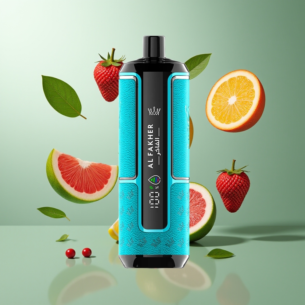 Al Fakher Crown Bar 15K Hypermax Grossister Sverige vape för engångsbruk Kit – 22ml E-Liquid 600mAh Battery Type-C Laddning 20mg Nikotin Kompakt  Portabel