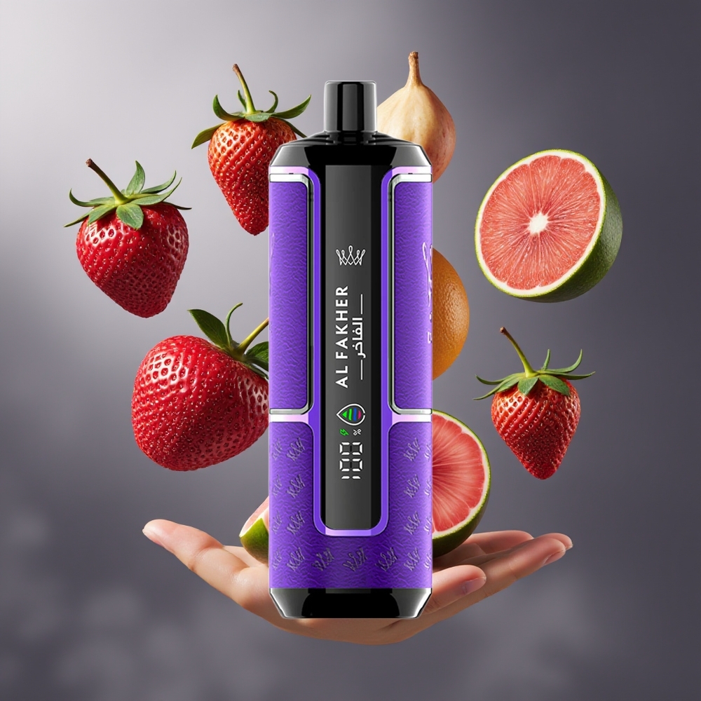 Al Fakher Crown Bar 15K Hypermax vape för engångsbruk Kit - 22ml E-Liquid 600mAh Battery Type-C Laddning 20mg Nikotin Kompakt Design grossister Sverige