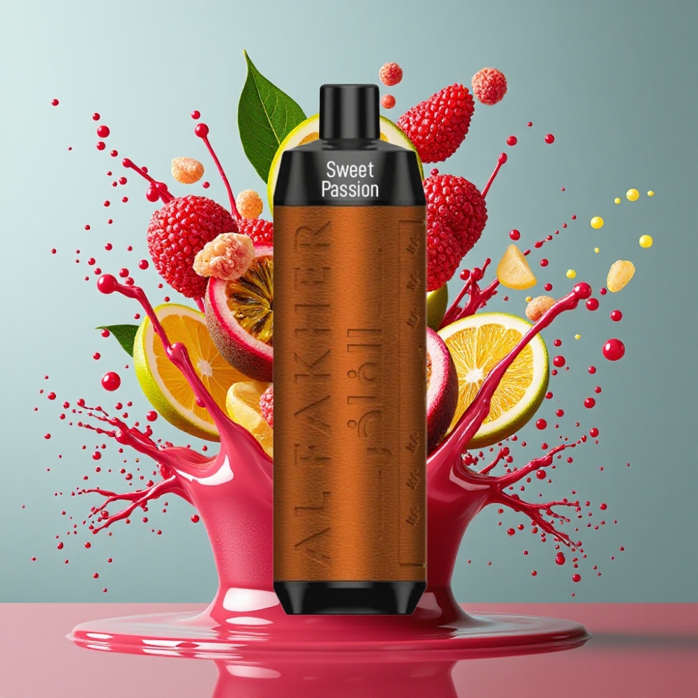 Al Fakher Crown Bar 8000 Crystal Engångsvape - 18ml e-Liquid 5mg Nikotin 8000 Puffar USB Type-C grossister Sverige