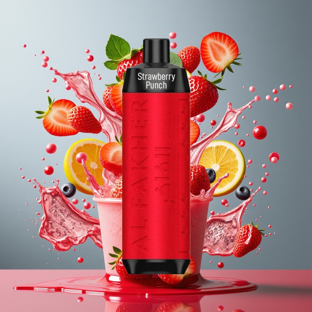 Al Fakher Crown Bar 8000 Crystal Engångsvape - 18ml e-Liquid 8000 Puffs USB Type-C - grossister Sverige