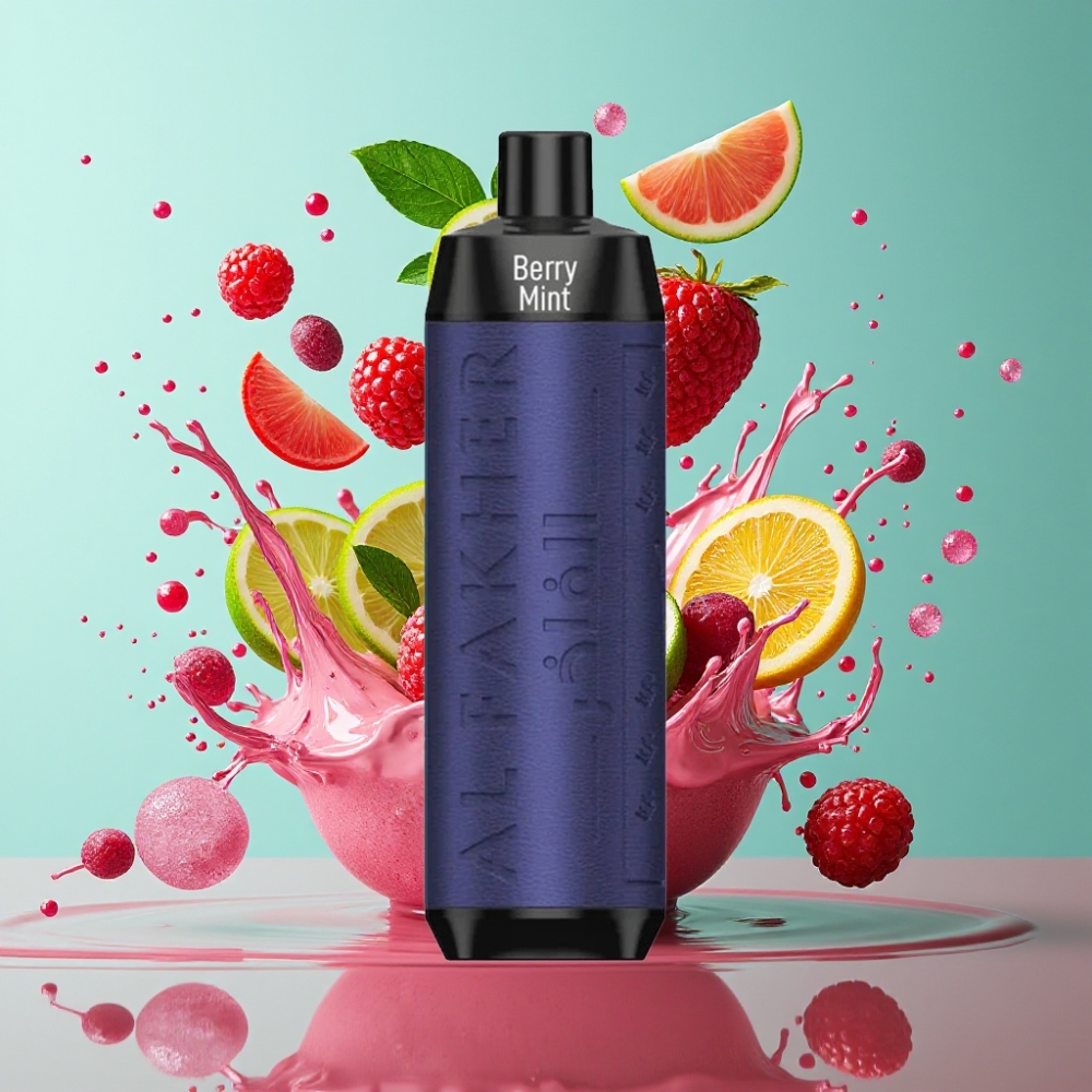 Al Fakher Crown Bar 8000 Crystal Engångsvape grossister Sverige – 18ml e-Liquid 5mg Nikotin 8000 puffar USB-C-laddning