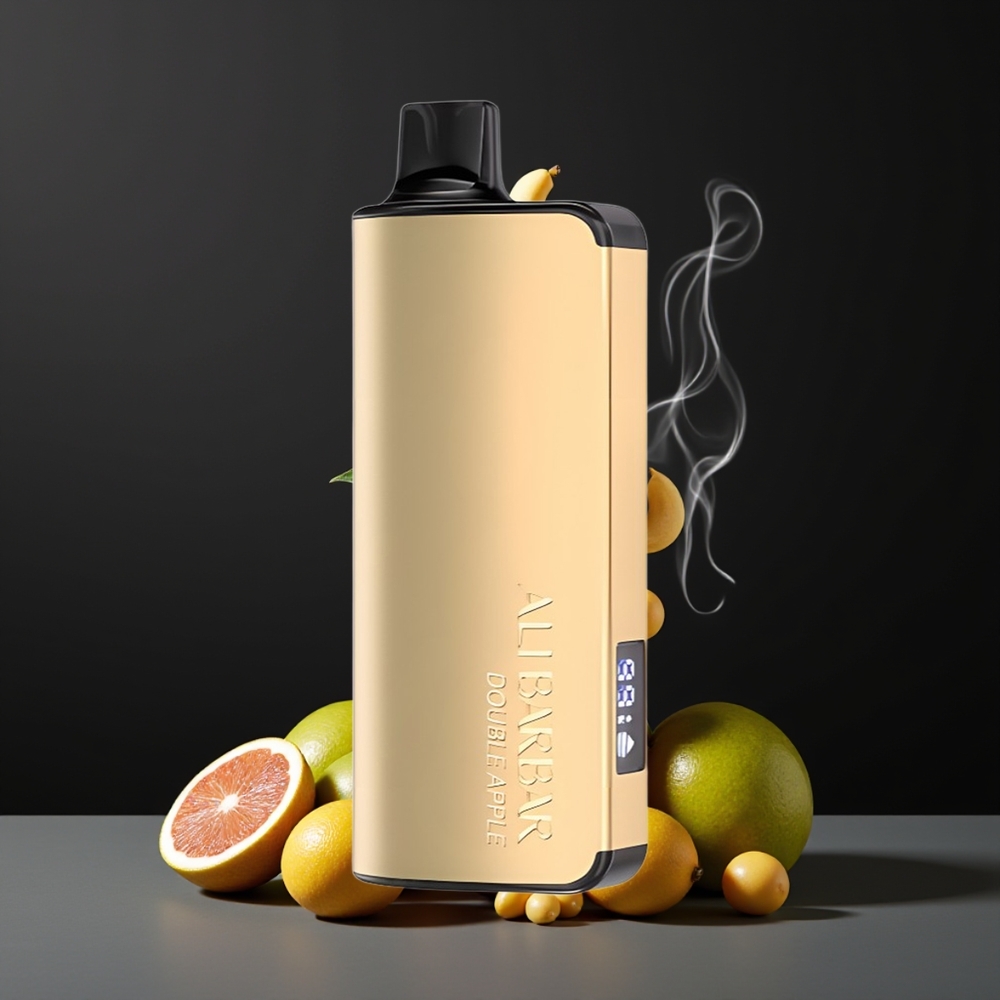 Alibarbar Ingot 9000 Puffs Grossister Sverige – 22ml E-liquid 2350mAh Batteri 9000 Puffar 90g LED Display