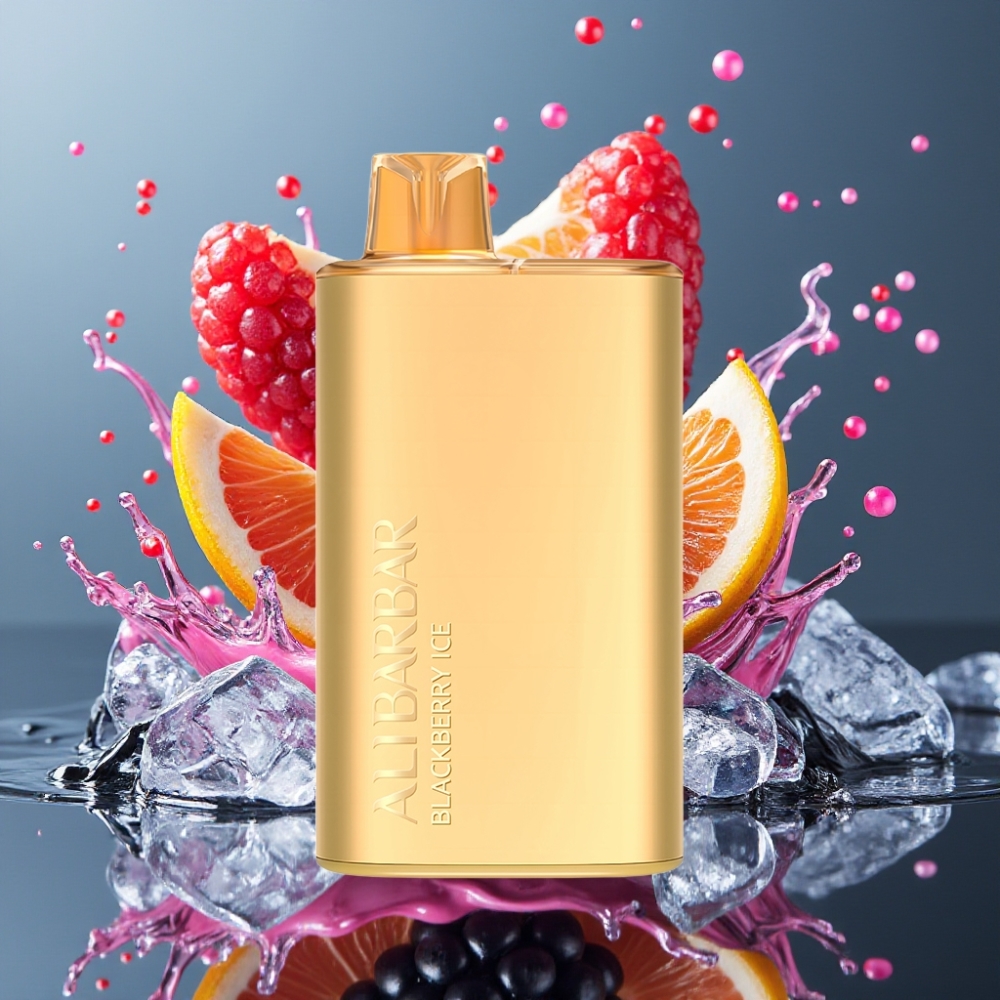 Alibarbar Rich 8000 Puffs 20ml 2000mAh Engångsvape grossister Sverige Björnbärsglass