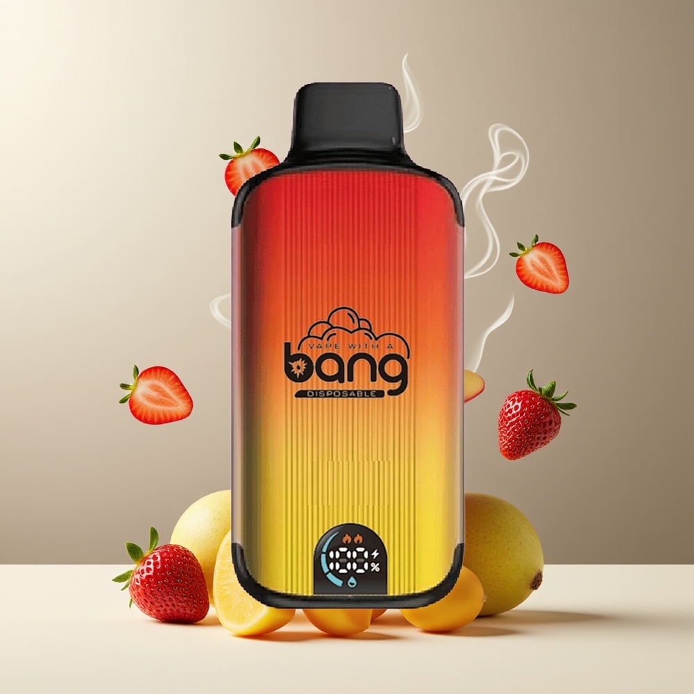 Bang 20000 Puffs Engangs Vape Grossister Sverige – 13400 Battery Type-C Laddning Dual Mesh Coil Smart Skärm