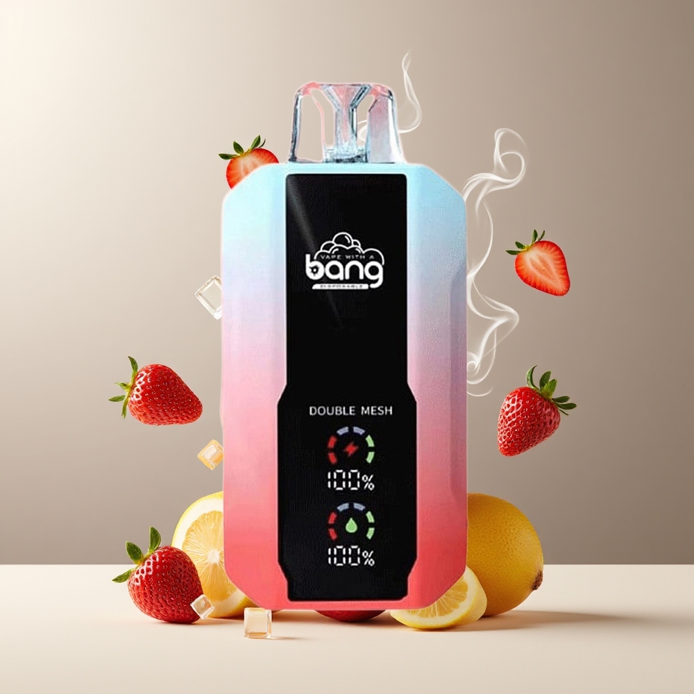 Bang 25000 Puffs Engangs Vape 650mAh 30ml Type-C grossister Sverige Jordbæris