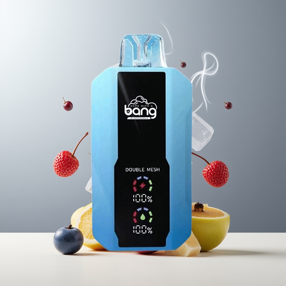 Bang 25000 Puffs Engangs Vape 650mAh Type-C 30ml grossister Sverige Blåbæris
