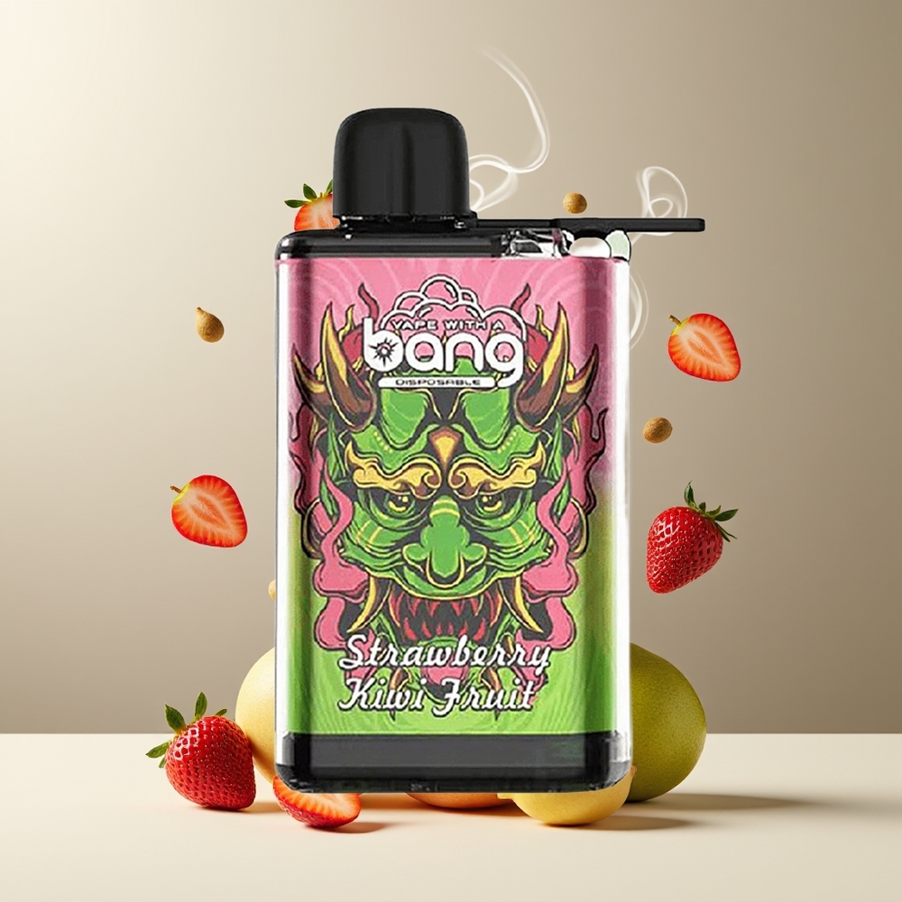Bang 28000 Puffs Engangs Vape 30ml 650mAh 0/2/3/5 Nikotin grossister Sverige Jordbær Kiwifrugt