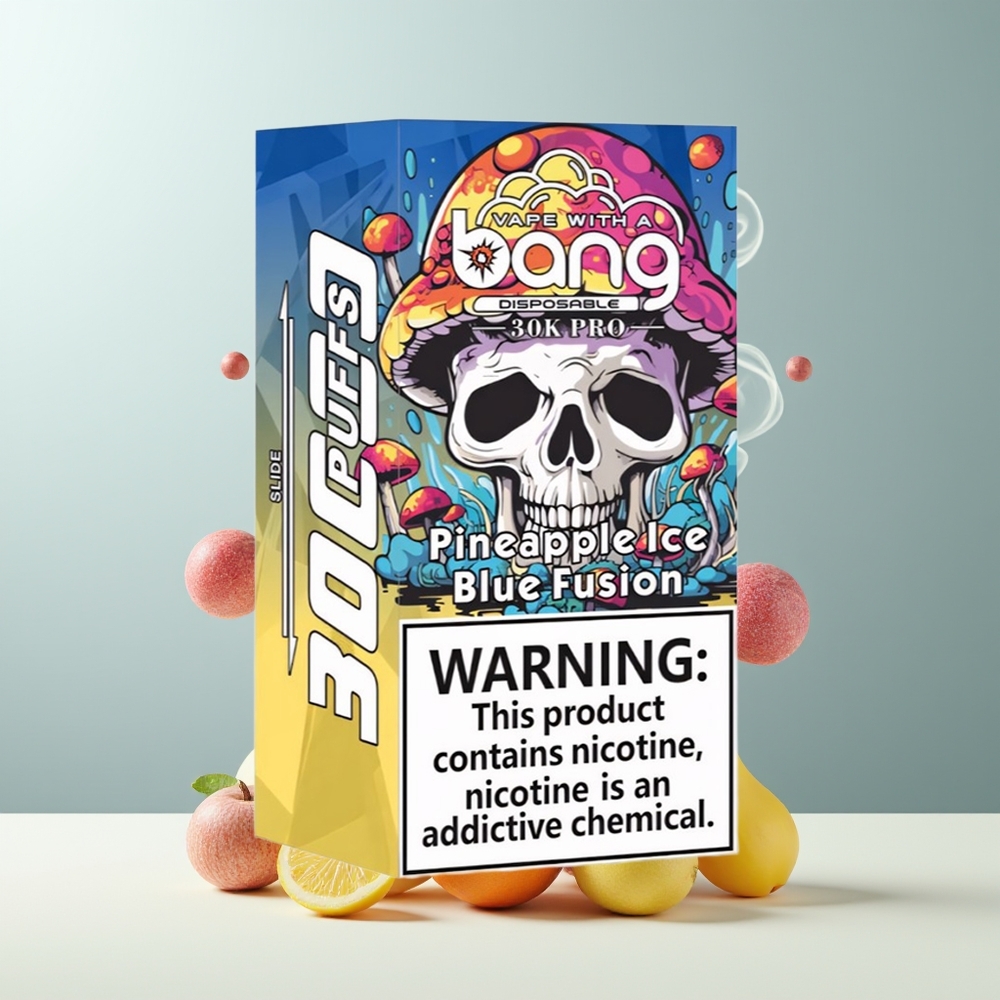Bang 30K Pro 30000 Puffs 36ml 550mAh Dual-Flavor System grossister Sverige Ananasis  Blue Fusion