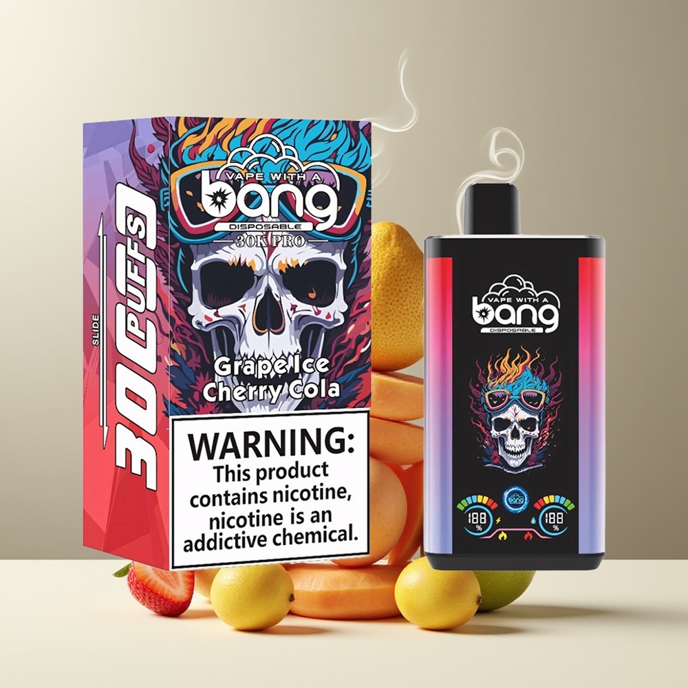 Bang 30K Pro 30000 Puffs 36ml 550mAh Dual-Flavor System grossister Sverige Love66  Jordbær Kiwi