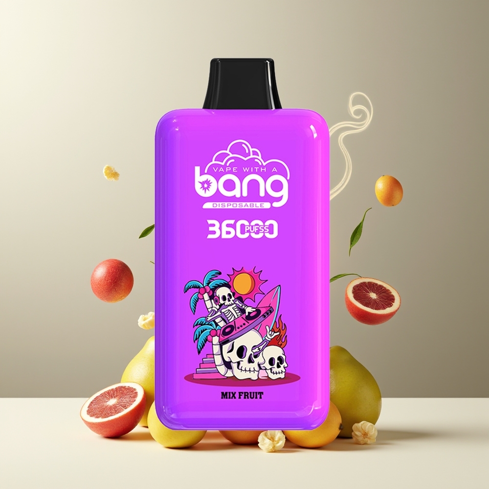 Bang 36000 Power Engangs Vape 36ml 36000 puff 850mAh grossister Sverige Blandet frugt