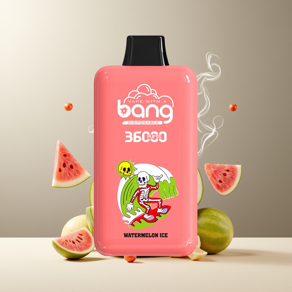 Bang 36000 Power Engangs Vape 36ml 36000 puff 850mAh grossister Sverige Vandmelonis