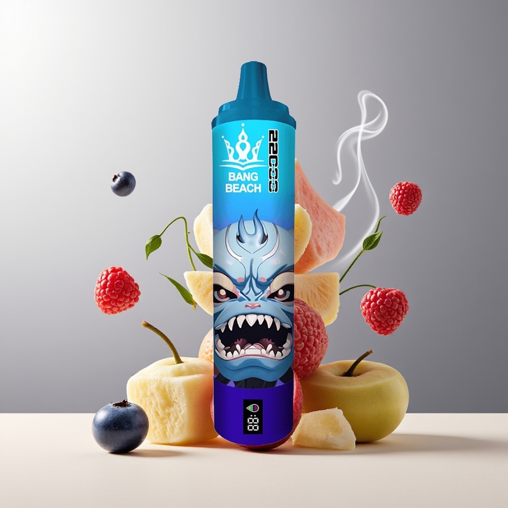 Bang Beach 22000 Puffs 36ml 650mAh 0/2/3/5 grossister Sverige Blåbær og hindbær