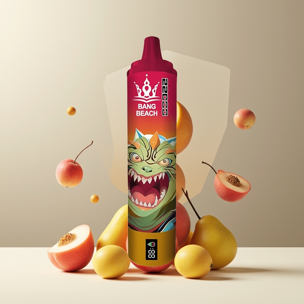 Bang Beach 22000 Puffs 36ml 650mAh 0/2/3/5 grossister Sverige Ferskenis