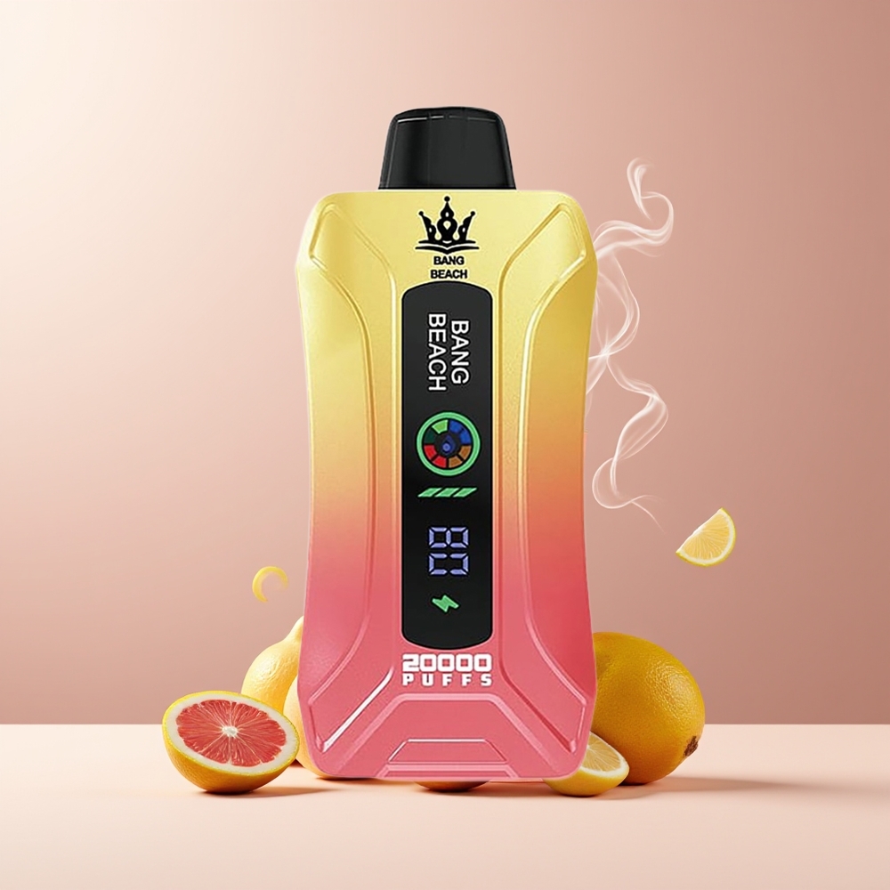 Bang Beach Smart Screen 20000 Puffs 35ml 650mAh Engangs Vape grossister Sverige Pink Lemonade