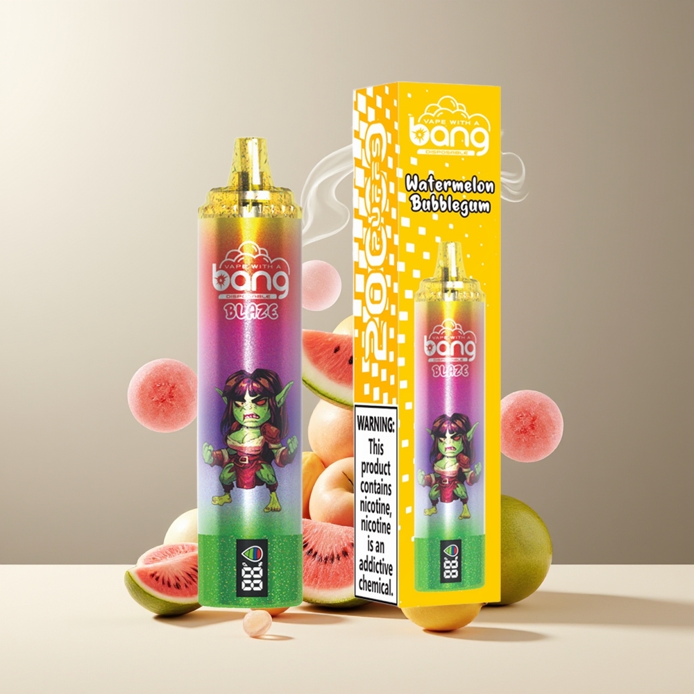 Bang Blaze Tornado 20000 Puffs Engangs Vape grossister Sverige med Type-C-laddning och Justerbar Luftflöde 0235 Nikotin