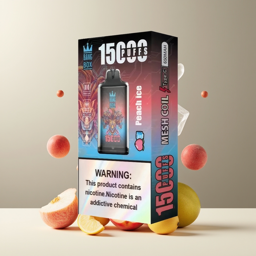 Bang Box 15000 Puffs Grossister Sverige – 23ml E-liquid 650mAh Battery TYPE-C USB 1 låda 10 st