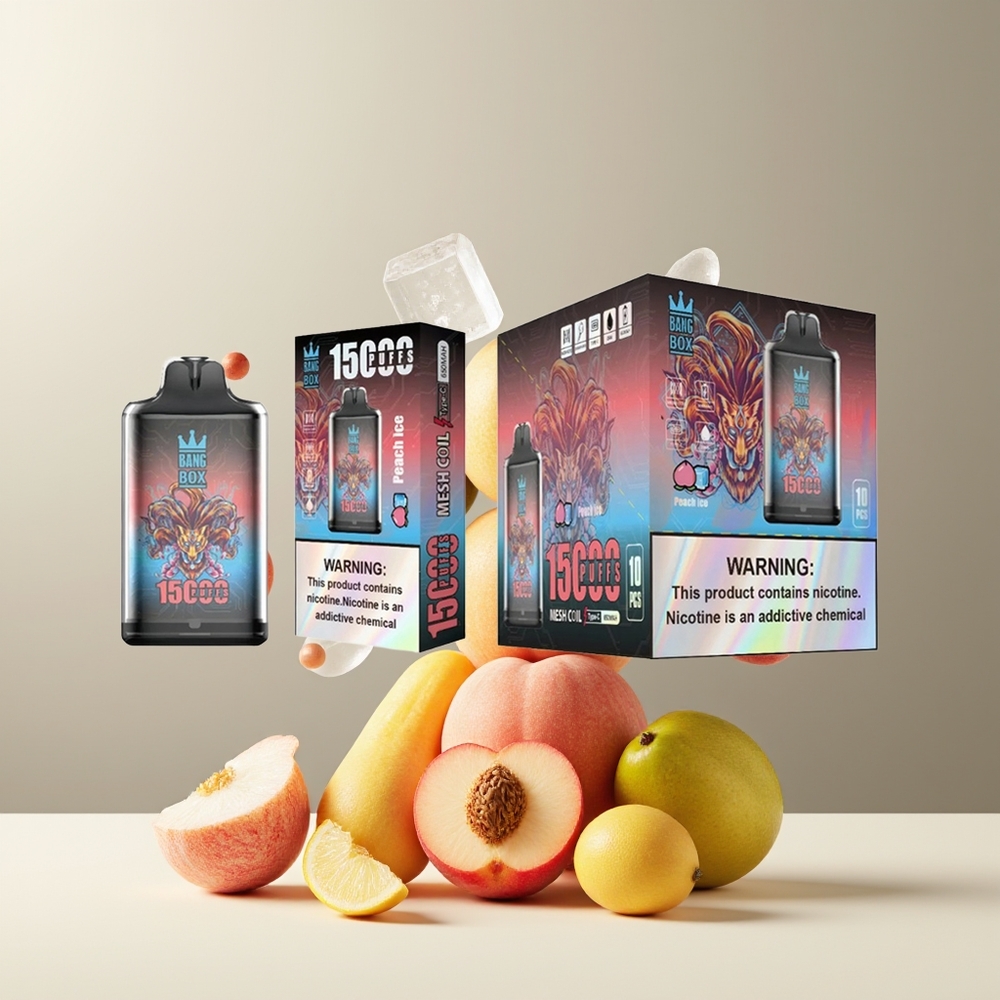 Bang Box 15000 Puffs Grossister Sverige – 23ml E-liquid 650mAh Battery TYPE-C USB 1 låda 10 st