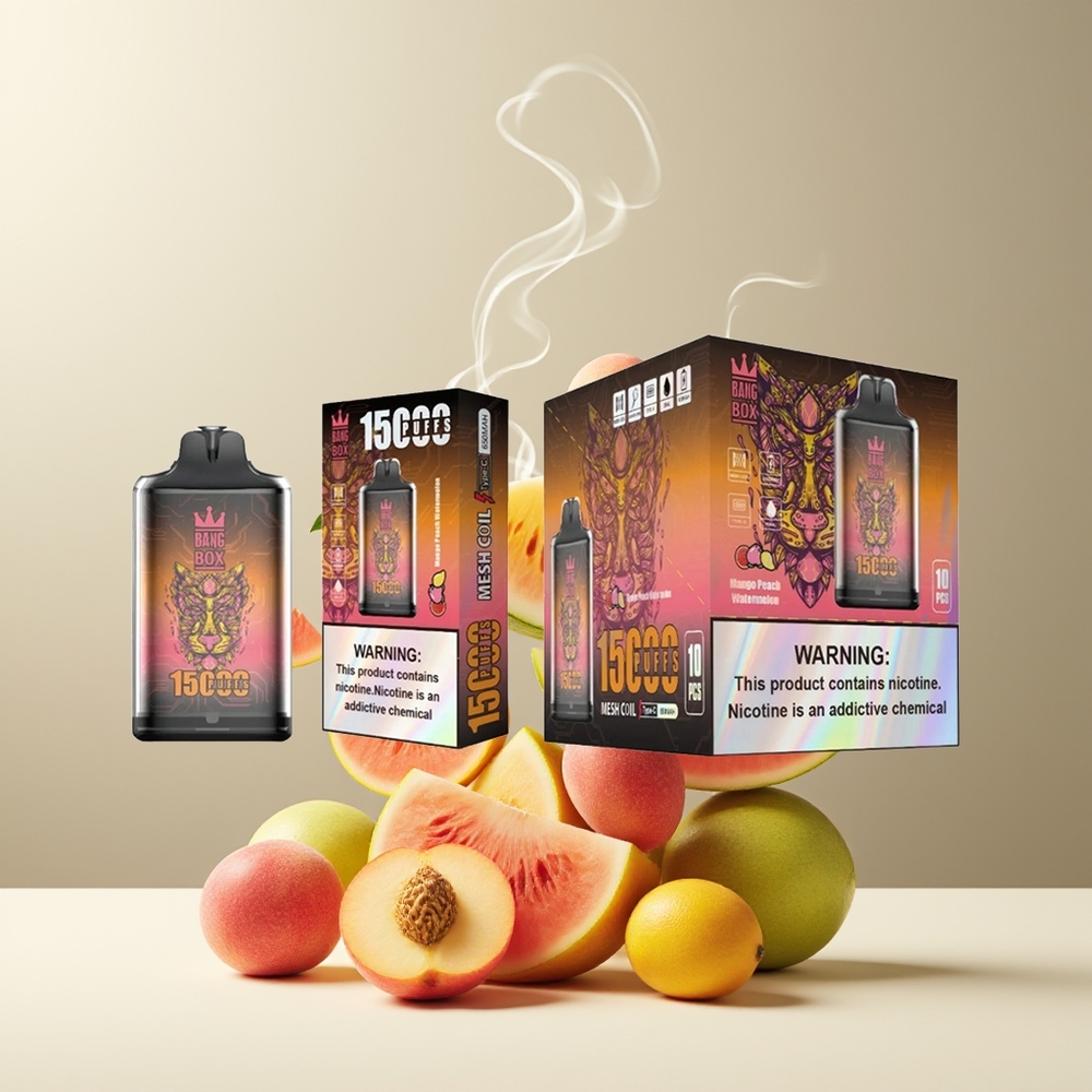 Bang Box 15000 Puffs Grossister Sverige – 23ml E-liquid 650mAh TYPE-C 1 låda 10 pcs