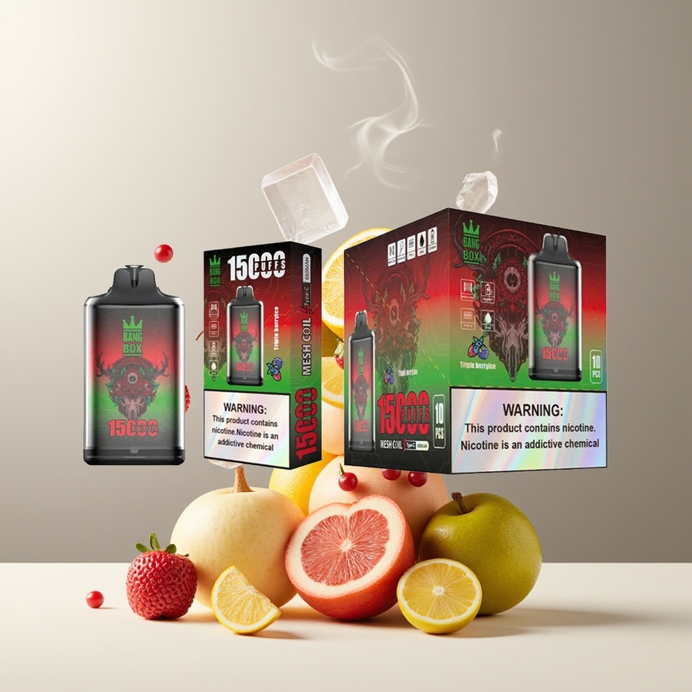 Bang Box 15000 Puffs Grossister Sverige – 23ml E-liquid 650mAh TYPE-C 1 låda 10 st