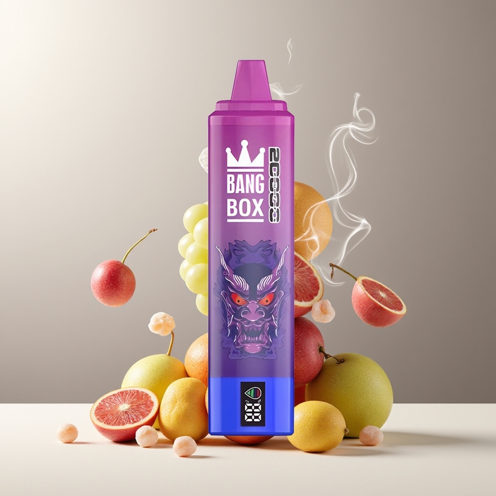 Bang Box 20000 Puffs Grossister Sverige – 35ml E-Liquid 12 Smaker 850mAh Mesh Coil