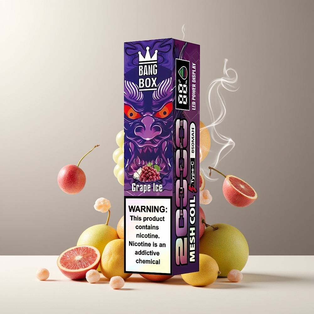 Bang Box 20000 Puffs Grossister Sverige – 35ml E-Liquid 12 Smaker 850mAh Mesh Coil