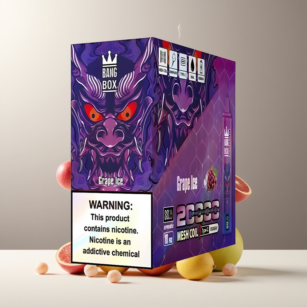 Bang Box 20000 Puffs Grossister Sverige – 35ml E-Liquid 12 Smaker 850mAh Mesh Coil