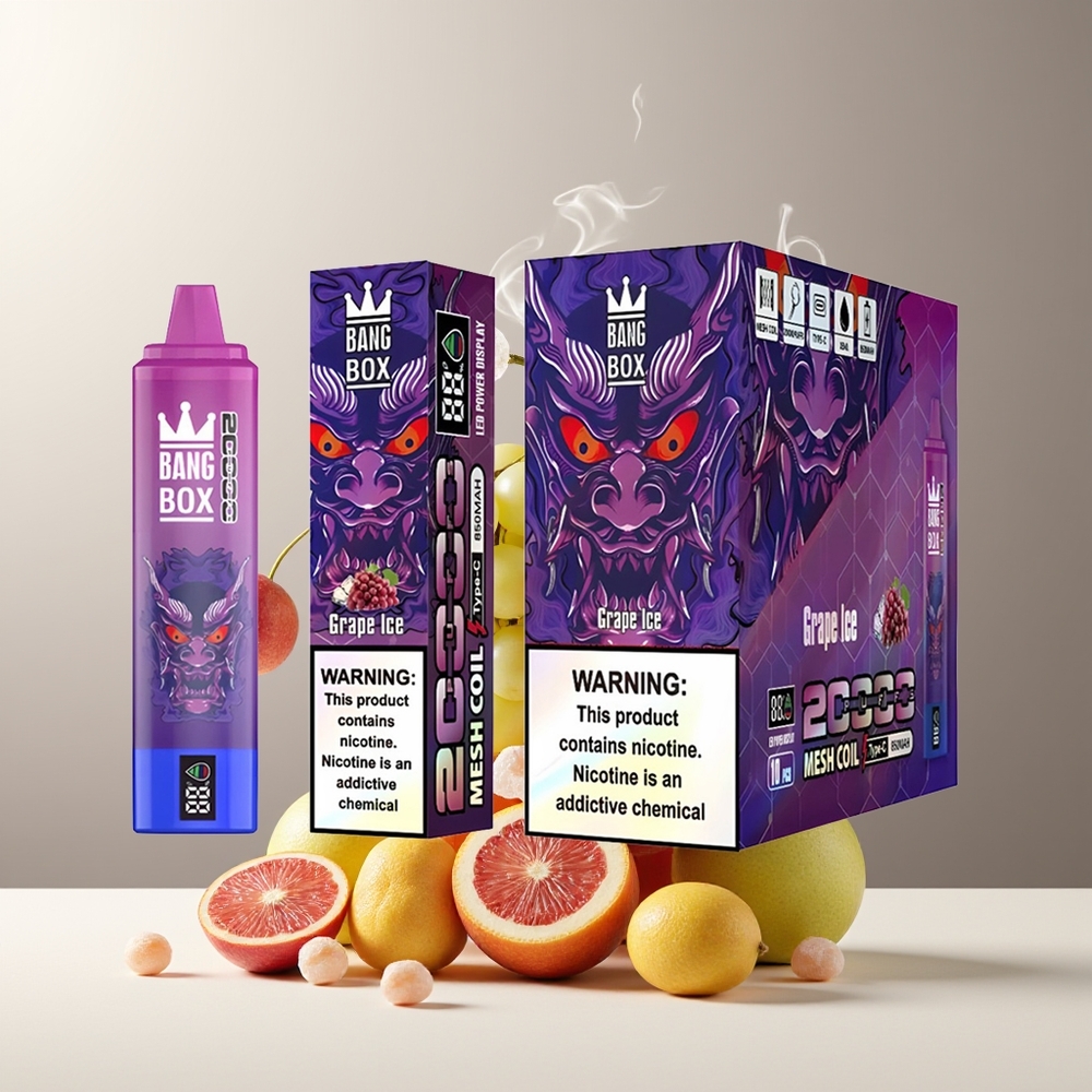 Bang Box 20000 Puffs Grossister Sverige – 35ml E-Liquid 12 Smaker 850mAh Mesh Coil