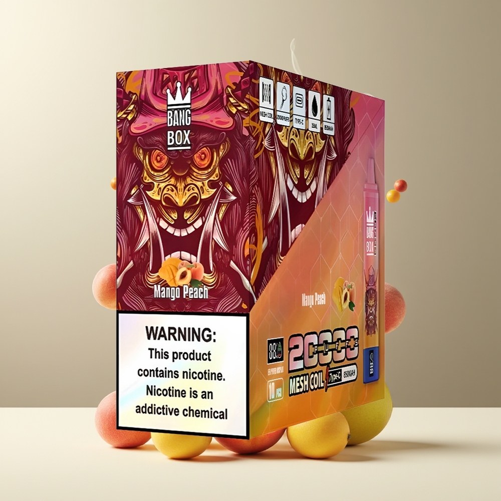 Bang Box 20000 Puffs Grossister Sverige – 35ml E-Liquid 12 Smaker Smart Screen 850mAh