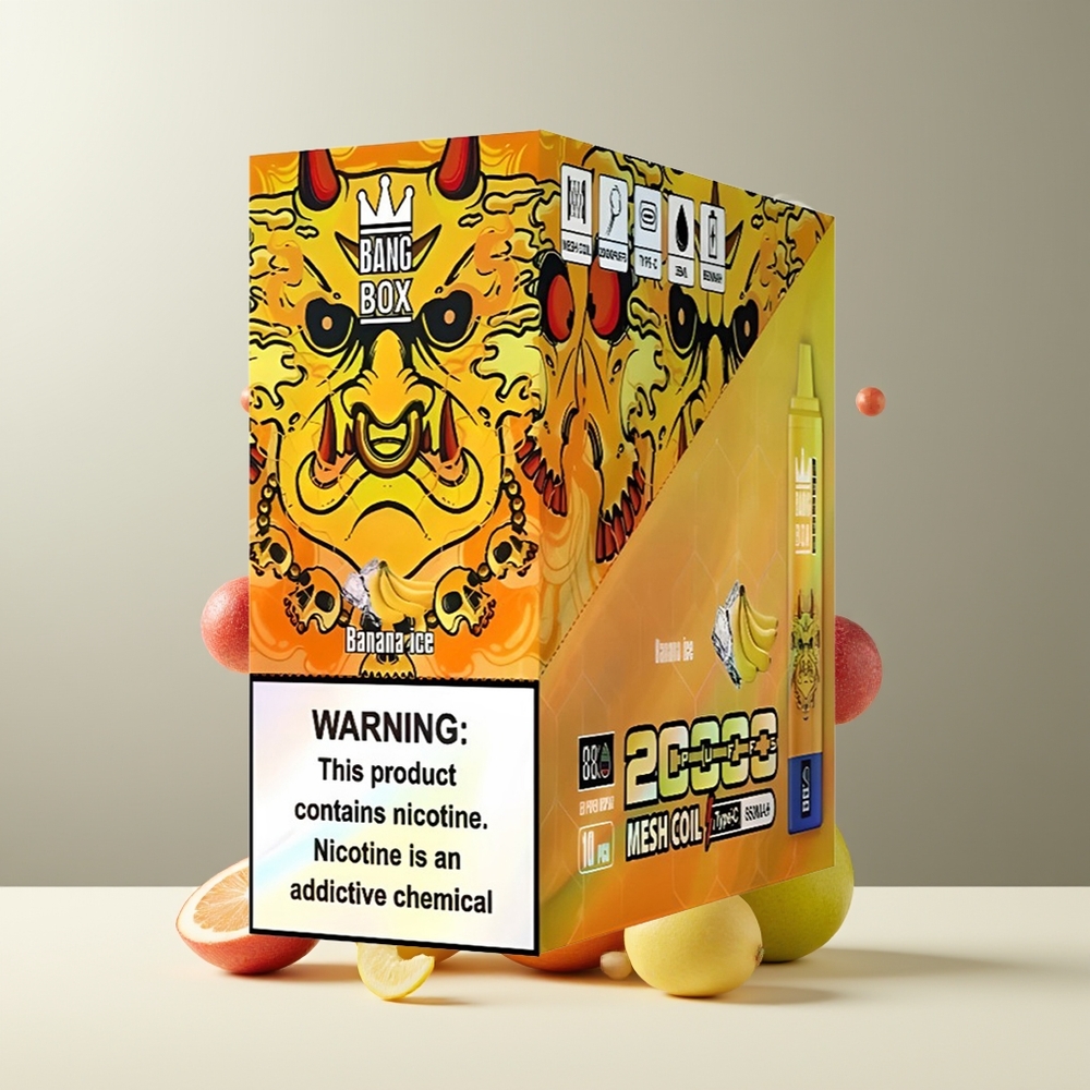 Bang Box 20000 Puffs Grossister Sverige – 35ml E-Liquid 12 Smaker Smart Skärm 850mAh