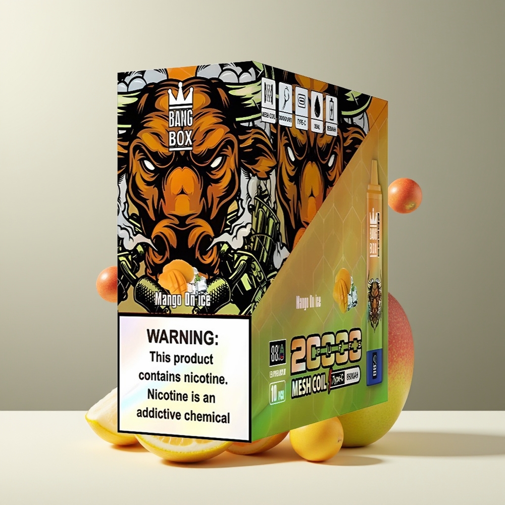 Bang Box 20000 Puffs Grossister Sverige – 35ml E-Liquid 12 Smaker Smart Skärm 850mAh