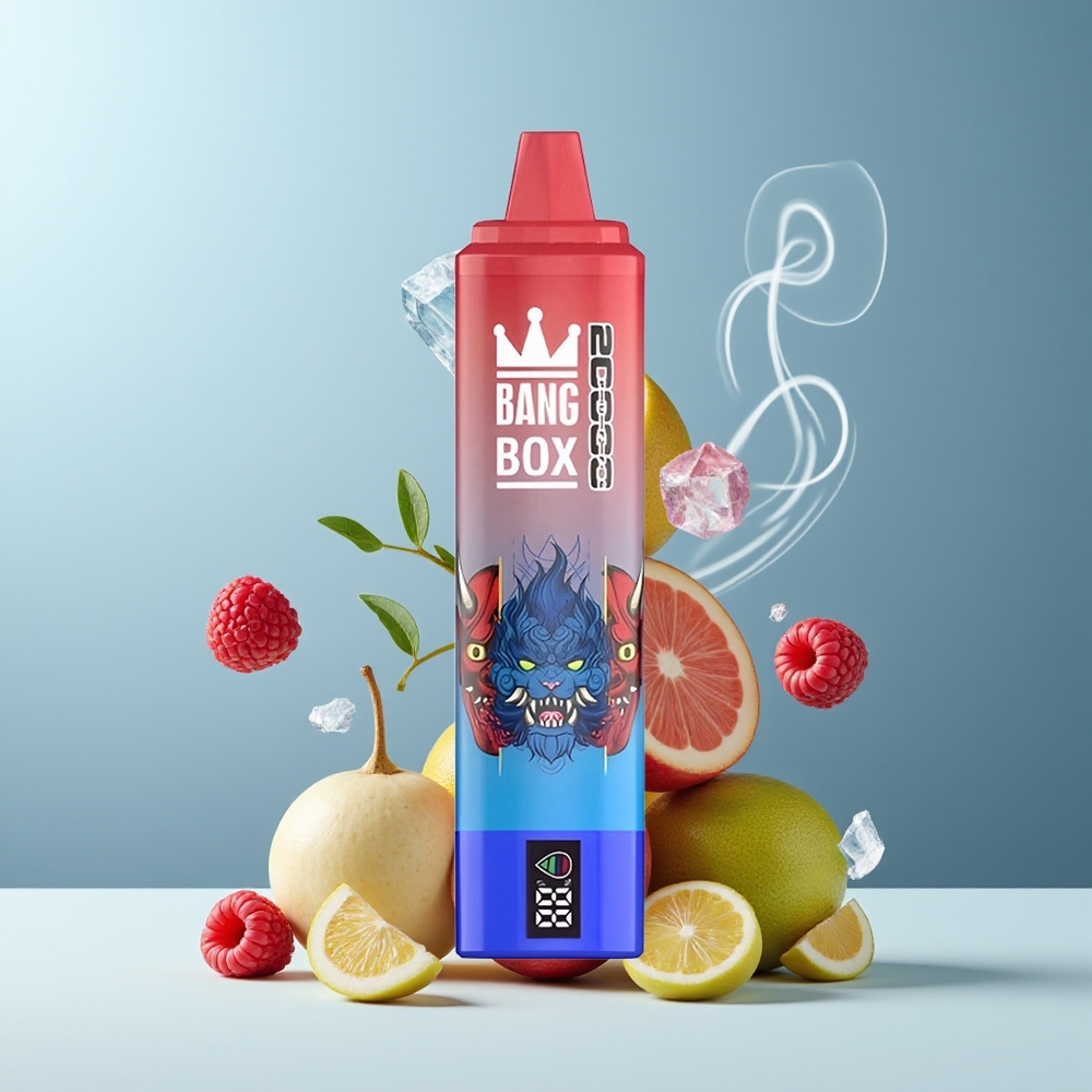 Bang Box 20000 Puffs Grossister Sverige – 35ml E-Liquid 12 Smaker Smart Skärm Mesh Coil