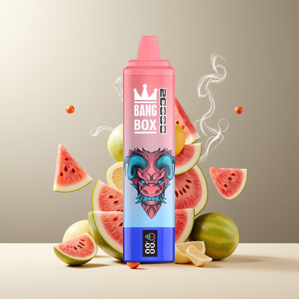 Bang Box 20000 Puffs Grossister Sverige – 35ml E-Liquid 850mAh Laddningsbar Mesh Coil 12 Smaker Tillgängliga